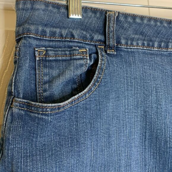 Old Navy Blue Pencil Mini Skirt Casual - Picture 2 of 9